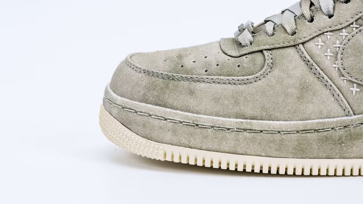 Air Force 1 07 Premium NAI-KE Olive Aura - Side Profile