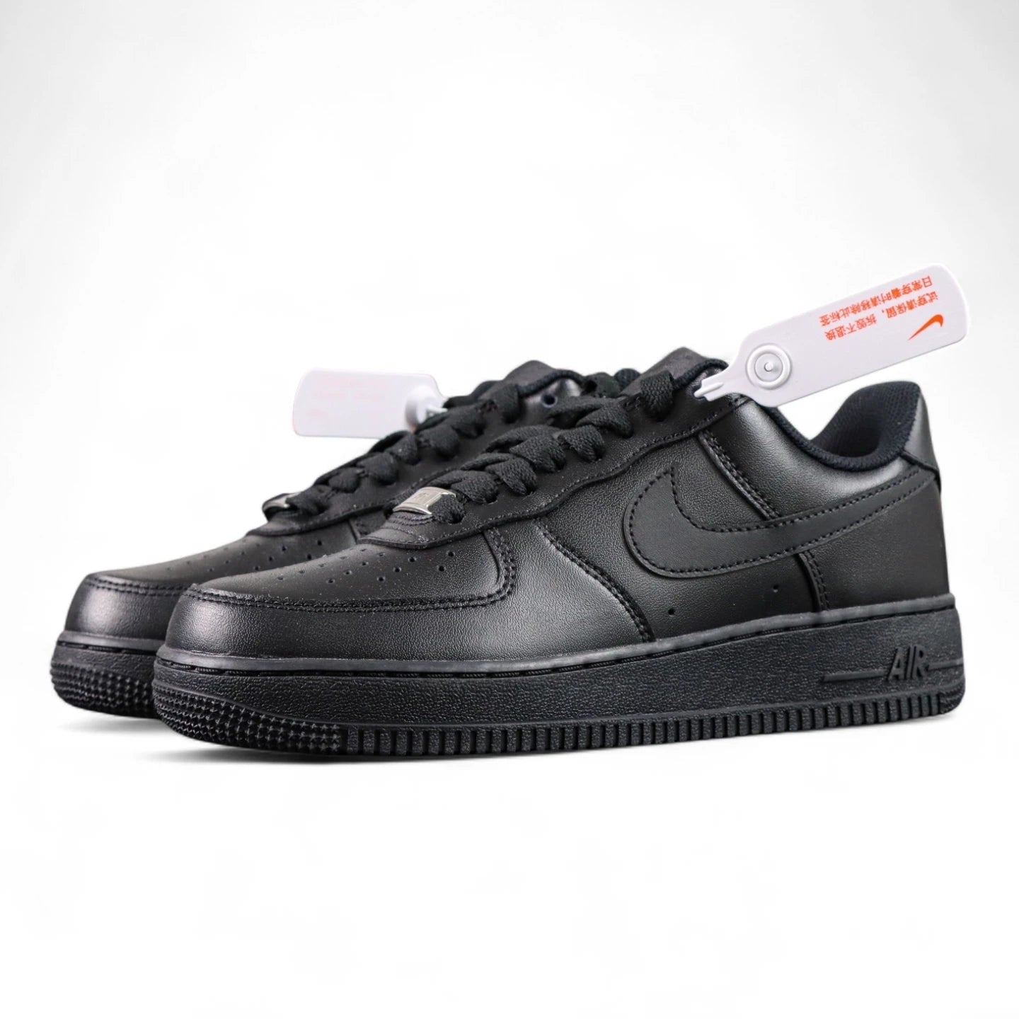 Air Force 1 07 Triple Black - Side Profile