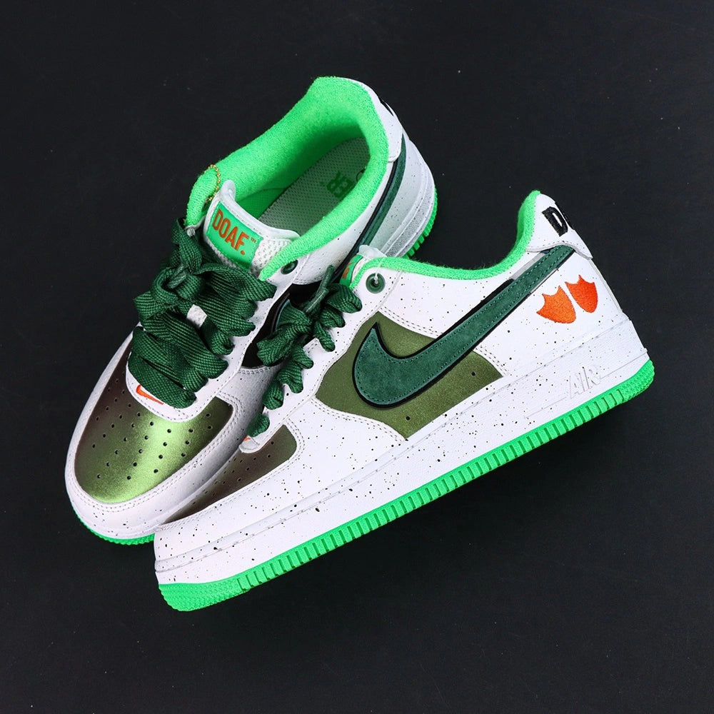 Air Force 1 DOAF Oregon Egg or Duck PE 2025 - Heel Duck Egg Text Detail
