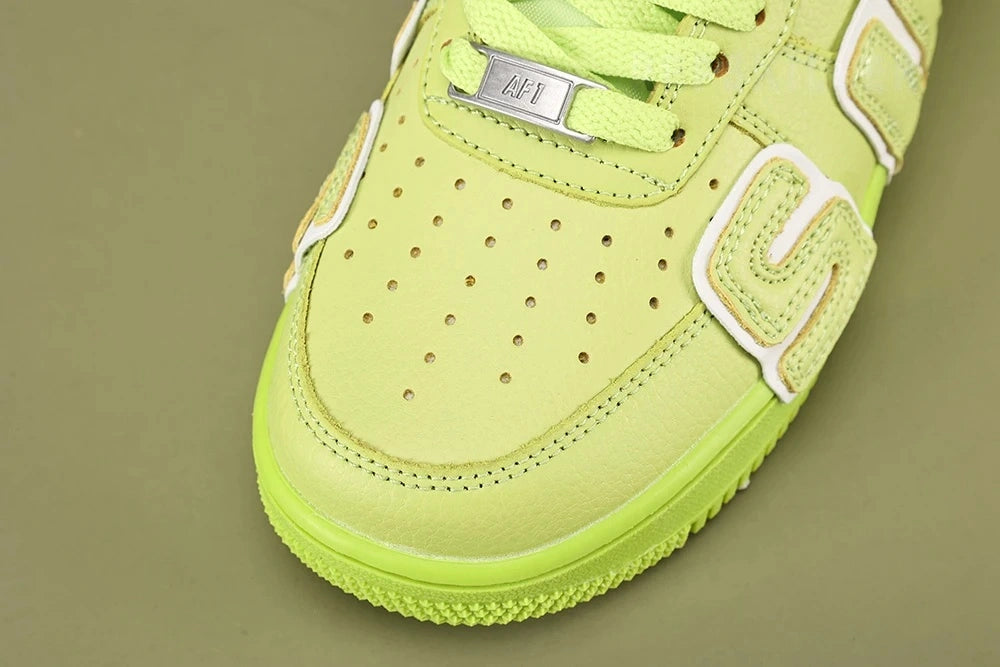 Air Force 1 Low x CPFM Fluorescent Green - box label