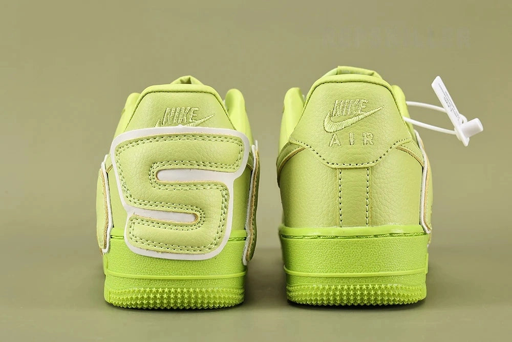 Air Force 1 Low x CPFM Fluorescent Green - side profile left