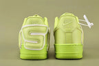 Air Force 1 Low x CPFM Fluorescent Green - side profile left
