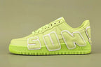 Air Force 1 Low x CPFM Fluorescent Green - toe box detail