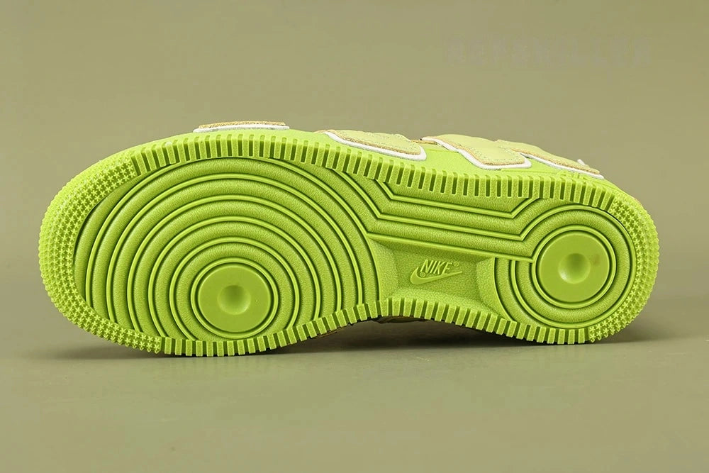 Air Force 1 Low x CPFM Fluorescent Green - collar detail