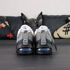 Air Max 95 OG Blue Spark 2025 - Medial Side View on Sofa