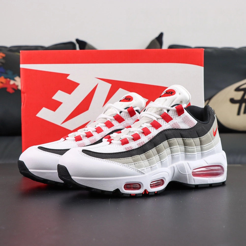 Air Max 95 OG Comet Red 2026 - Pair with Outsole Displayed