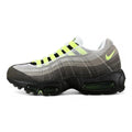 Air Max 95 OG Neon Latest Version - Lateral Side View on Olive Background