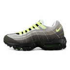 Air Max 95 OG Neon Latest Version - Lateral Side View on Olive Background