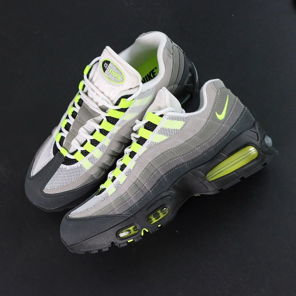 Air Max 95 OG Neon 2025 - Pair Side View with Nike Box