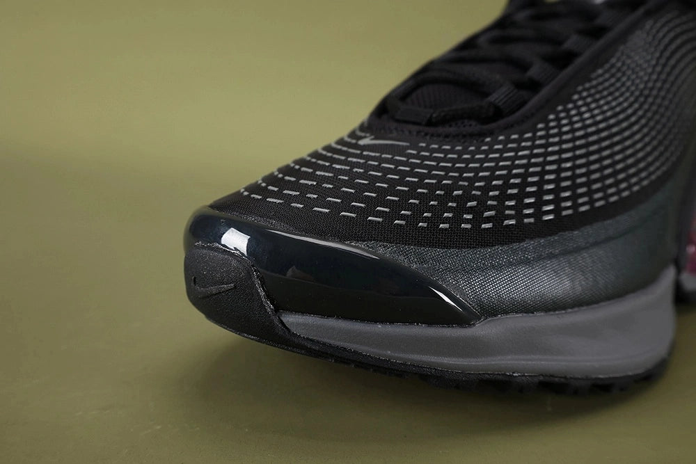 Air Max Dn All Night - Extra Lace Sets: Hot Pink Flat and Dark Grey Reflective Rope