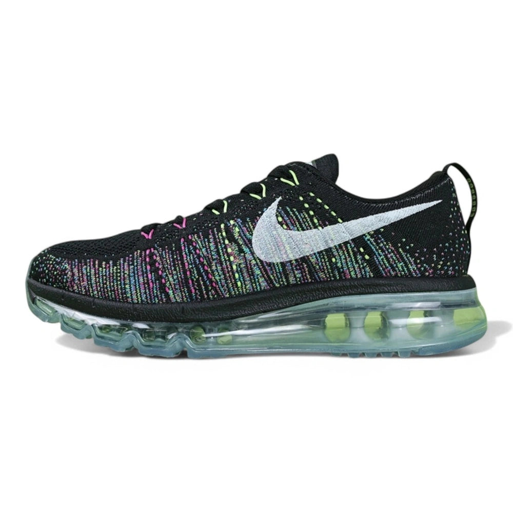 Nike Air Max Flyknit Black MultiColor - Side View
