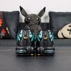 Air Max Plus Black Dusty Cactus 2025 - Toe Box and Glossy Patent Leather Detail Close Up
