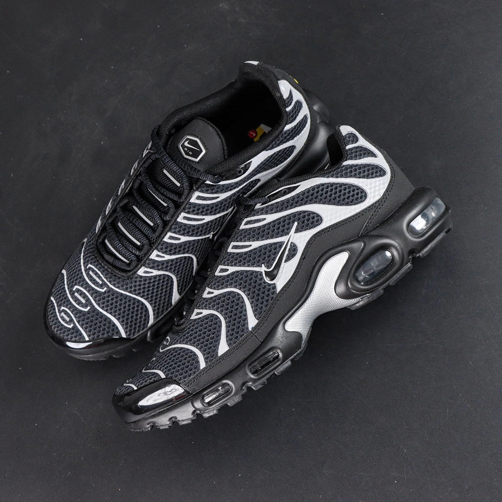 Air Max Plus Premium Black Metallic Silver 2024 - Detail