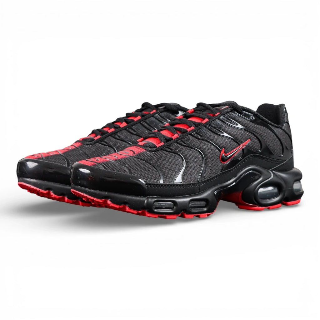 Air Max Plus Sith Lightsaber - Lateral Side View with Pikachu on Sofa