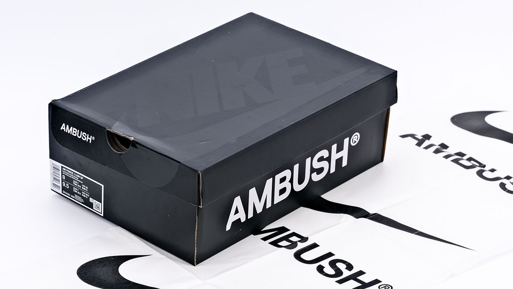 AMBUSH x Air Force 1 Low Black Replica - Toe Box Detail