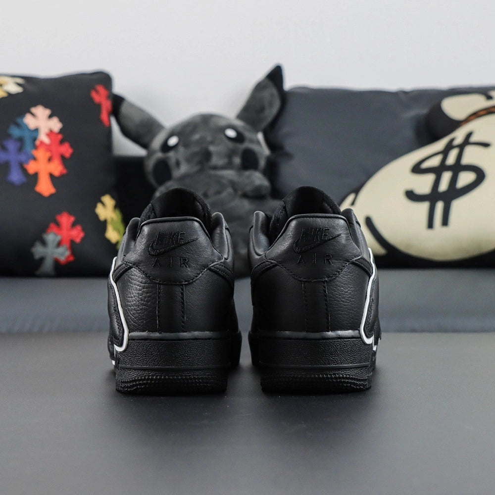Cactus Plant Flea Market x Air Force 1 Low Premium Black 2020 - FLEA pair overhead