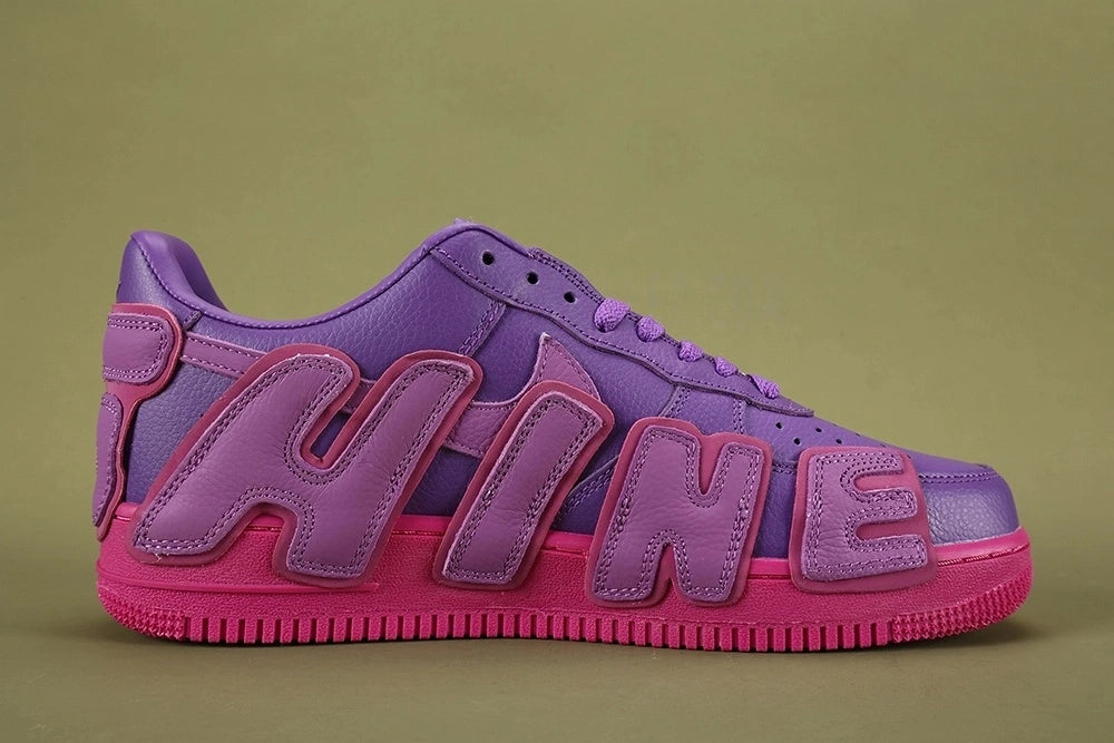 Nike x CPFM Air Force 1 Low Premium Fuchsia Dream - toe box side view