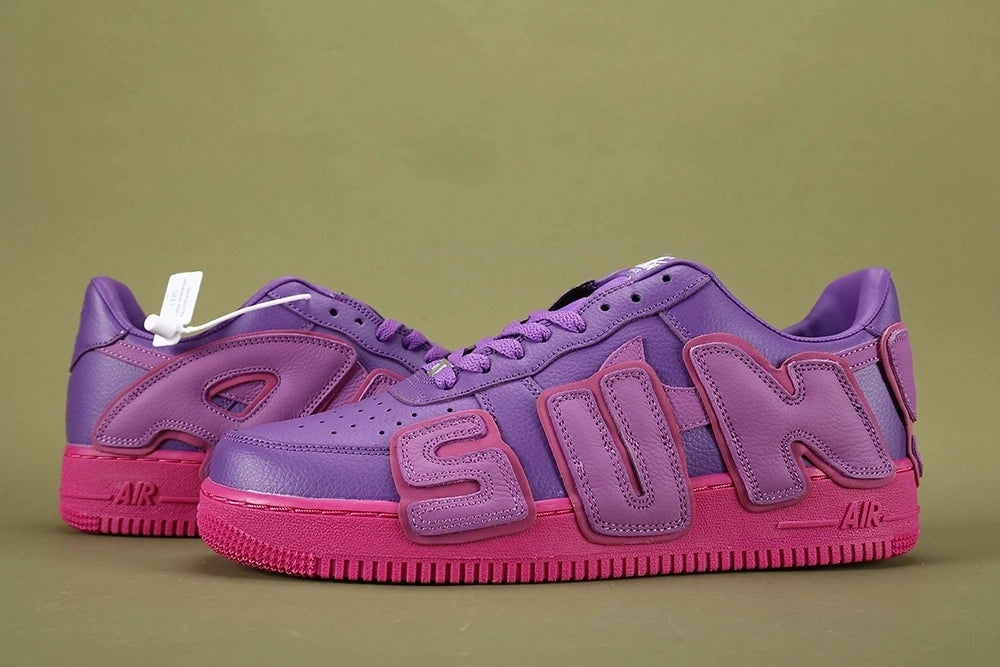 Nike x CPFM Air Force 1 Low Premium Fuchsia Dream - outsole bottom