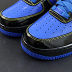 Central Cee x Air Force 1 Low Black Optic Yellow - side profile lifestyle
