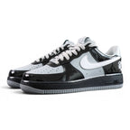 Central Cee x Air Force 1 Low Black White Smoke Grey 2026 - pair three quarter view