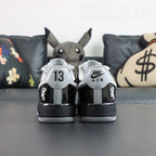 Central Cee x Air Force 1 Low Black White Smoke Grey 2026 - side profile with Nike box