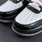 Central Cee x Air Force 1 Low Black White Smoke Grey 2026 - medial side profile