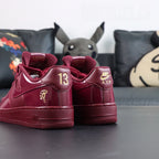 Central Cee x Air Force 1 Low Dark Beetroot UK Exclusive - insole gold logo detail