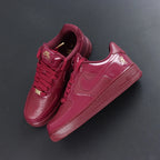 Central Cee x Air Force 1 Low Dark Beetroot UK Exclusive - heel 13 and Nike Air rear view