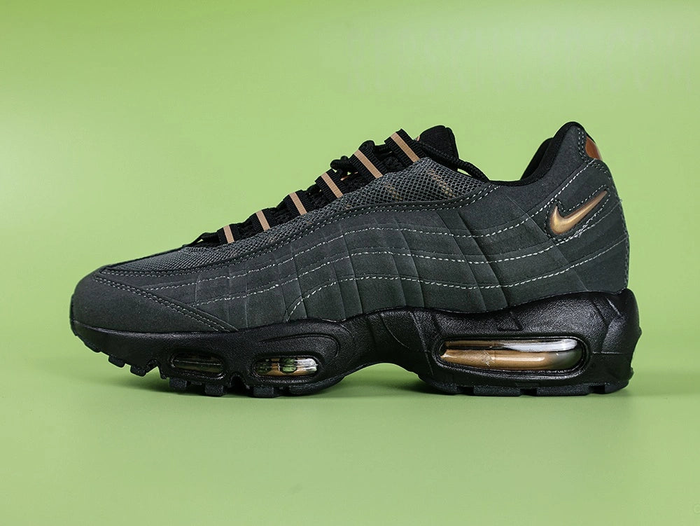 Central Cee x Air Max 95 Live Yours - Official Campaign Image Showing Full Lateral Side View on Green Background