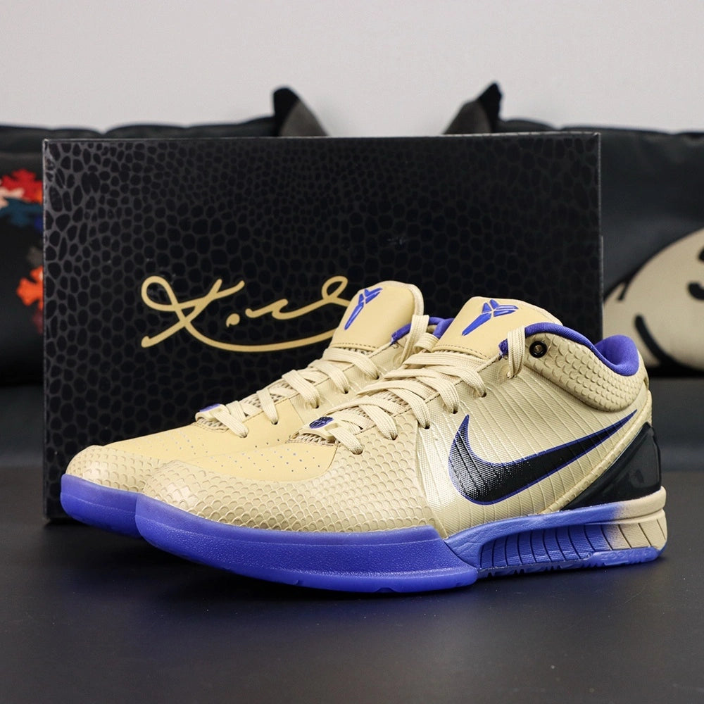 FC Barcelona x Kobe 4 Protro Away Kit - heel angle view