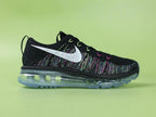 Nike Air Max Flyknit Black MultiColor - Swoosh Detail