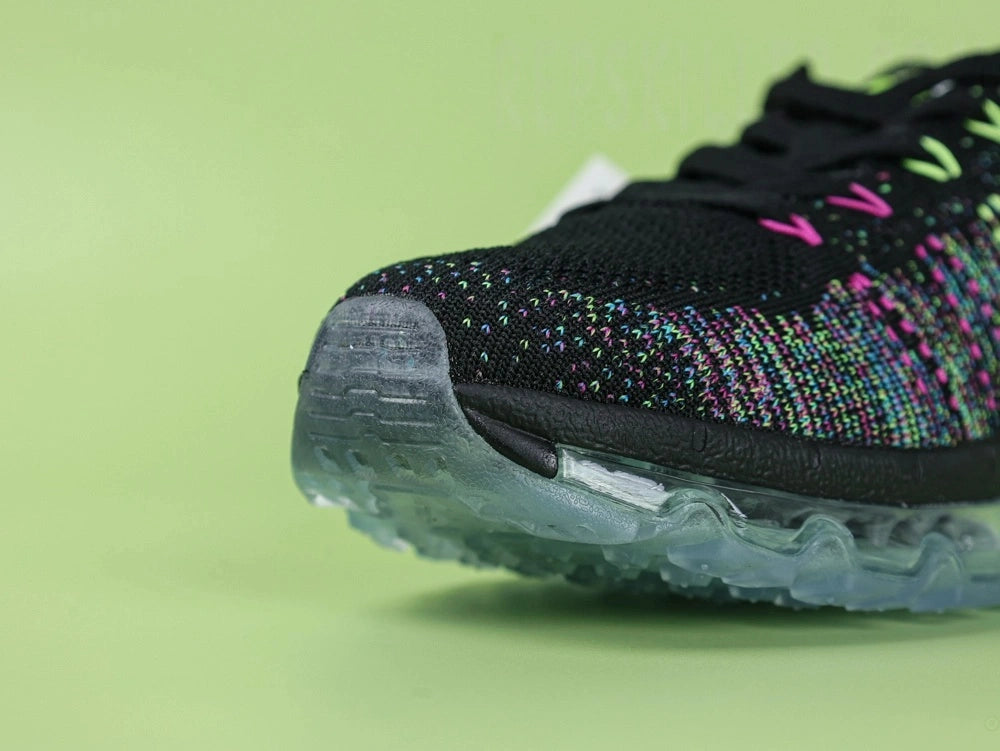 Nike Air Max Flyknit Black MultiColor - Box Label