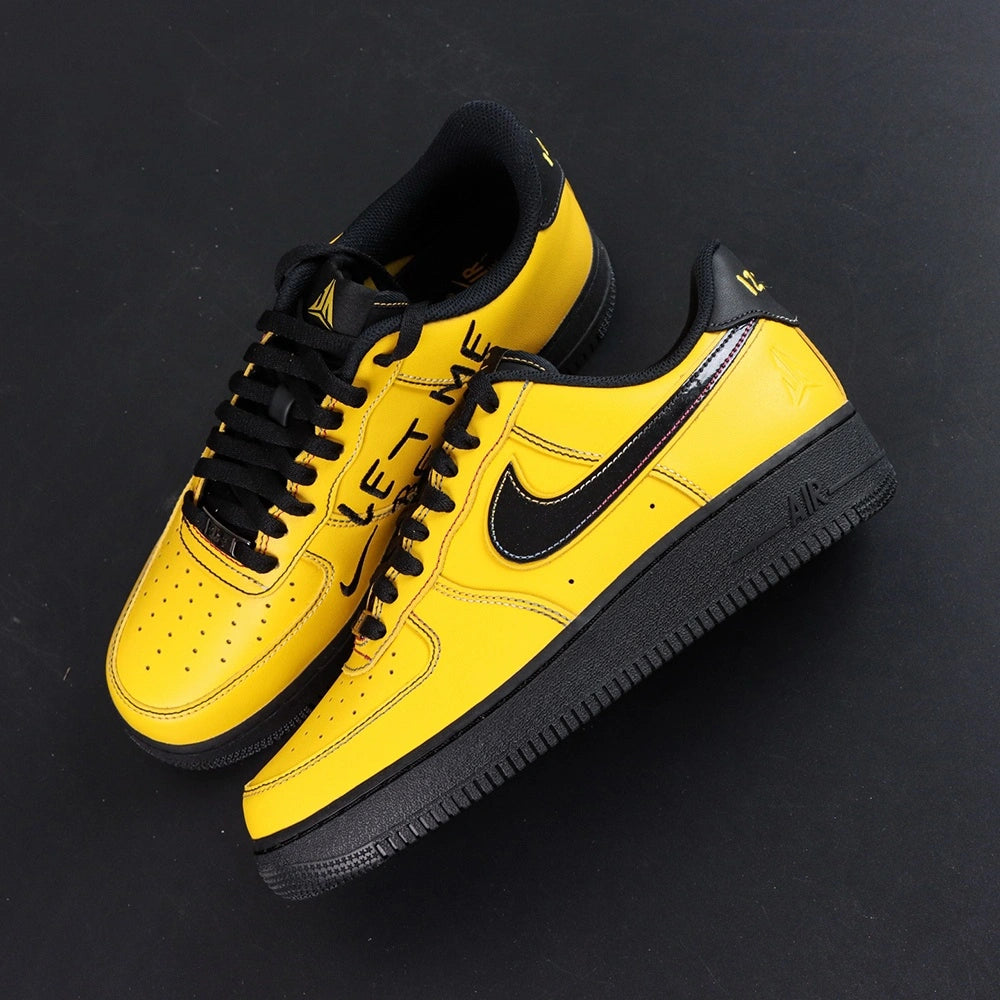 Ja Morant x Air Force 1 Low Sundial 2025 - tongue Nike Air Force 1 label detail