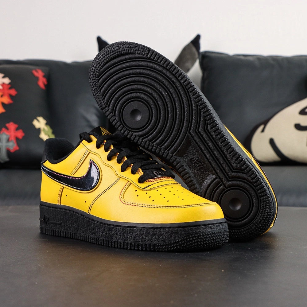 Ja Morant x Air Force 1 Low Sundial 2025 - heel 12:AM embroidery rear view