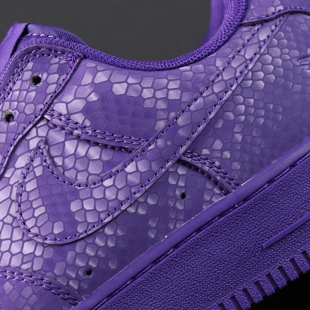 Kobe Bryant x Air Force 1 Low Court Purple - outsole bottom purple