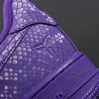Kobe Bryant x Air Force 1 Low Court Purple - lateral side profile lifestyle