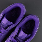 Kobe Bryant x Air Force 1 Low Court Purple - clean side profile with Pikachu
