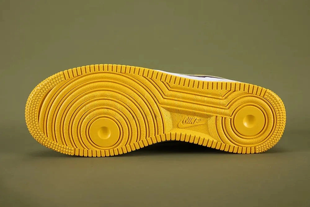 Kobe Bryant x Nike Air Force 1 Low Replica - toe box yellow outsole close up