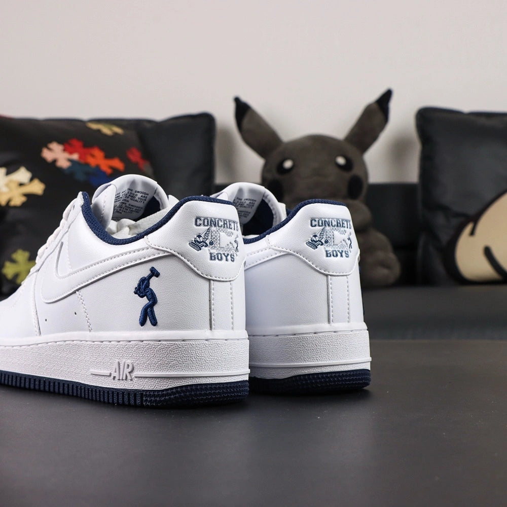 Lil Yachty x Air Force 1 Low Concrete Boys 2024 - navy collar lining interior detail