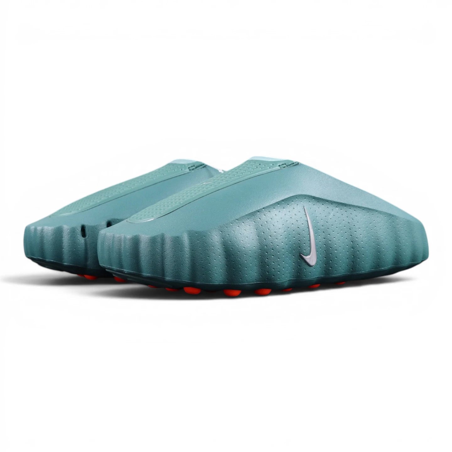 Mind 001 Mineral Slate 2026 - Orange bubble pod outsole pair