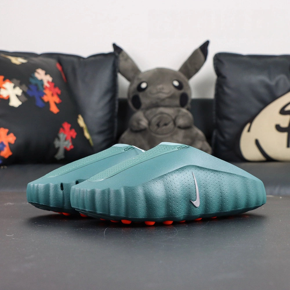 Mind 001 Mineral Slate 2026 - Side and outsole orange pods view