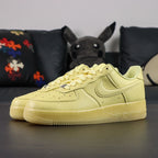 NOCTA x Air Force 1 Low Certified Lover Boy Citron Tint - heel NOCTA trident and Love you forever midsole rear
