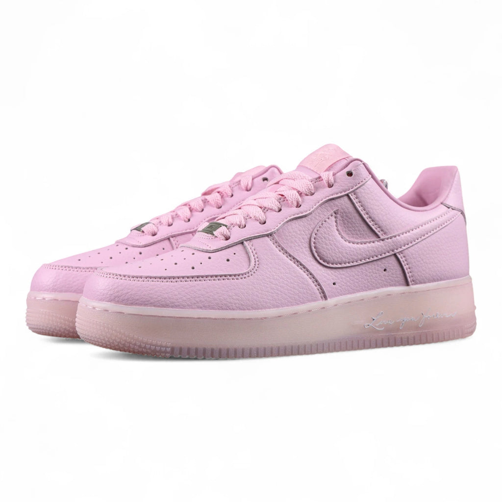 NOCTA x Air Force 1 Low Certified Lover Boy Pink Foam - lateral side profile pink foam leather Pikachu