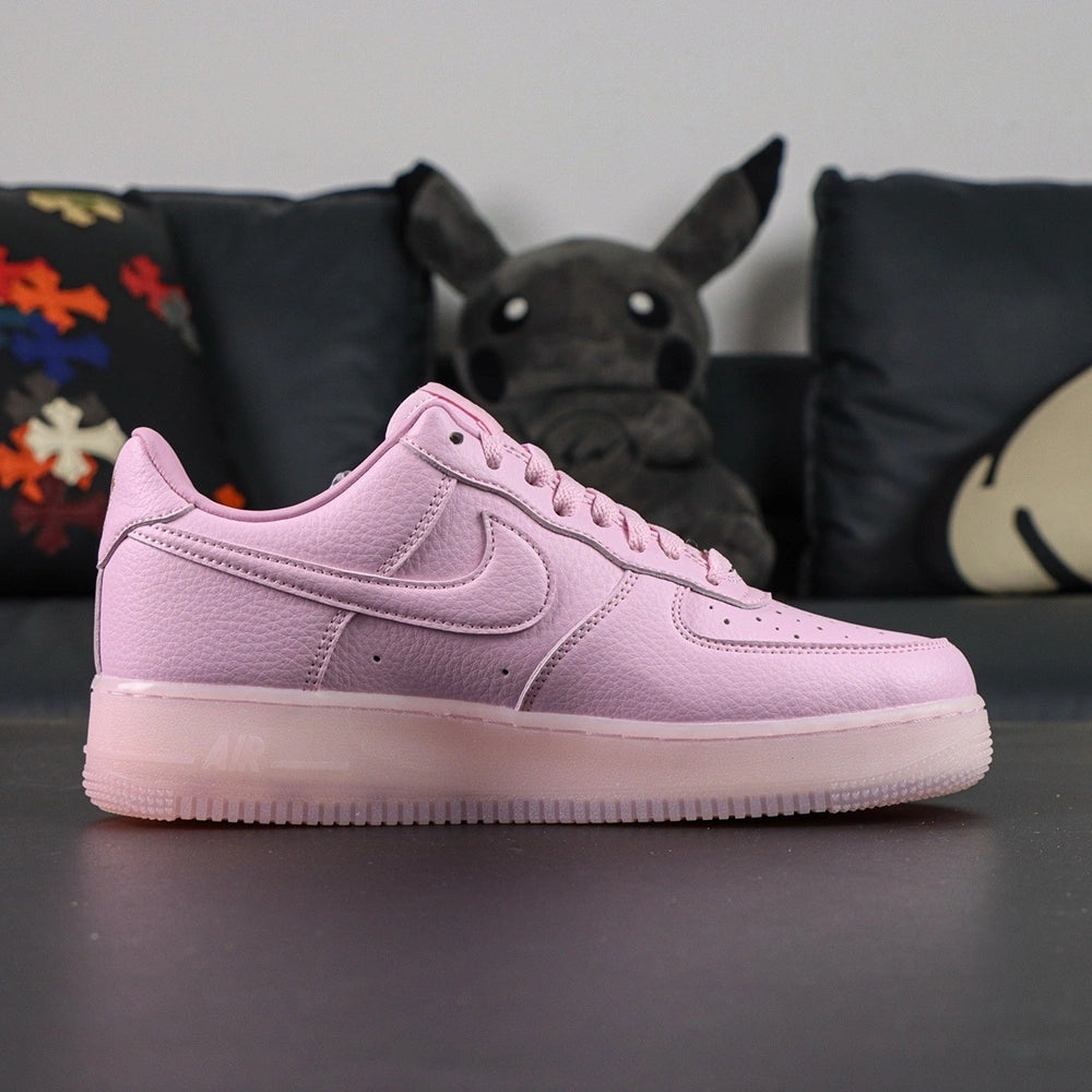 NOCTA x Air Force 1 Low Certified Lover Boy Pink Foam - icy translucent outsole bottom pair Pikachu