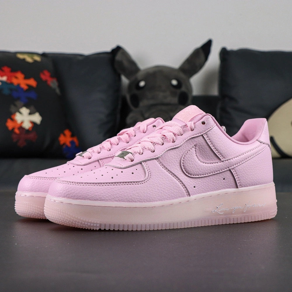 NOCTA x Air Force 1 Low Certified Lover Boy Pink Foam - single shoe lateral profile Pikachu lifestyle