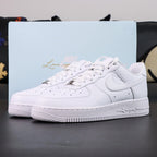 NOCTA x Air Force 1 Low Certified Lover Boy - heel NOCTA trident logo embroidery rear view