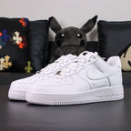 NOCTA x Air Force 1 Low Certified Lover Boy - heel medial NOCTA trident and Nike Air rear view