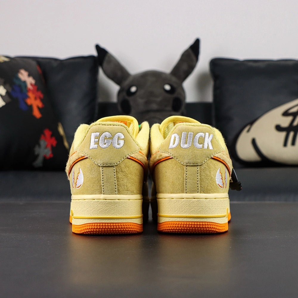 Air Force 1 DOAF Oregon Duck or Egg PE 2025 - DOAF tongue label and insole DUCKS OF A FEATHER overhead