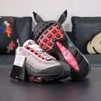 Air Max 95 Big Bubble Solar Red 2025 - Heel View with Tag