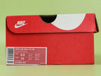 Air Max 95 OG Grey Gradient - Pair Three Quarter Lateral View on Green Background Showing Full Upper Construction Grey Gradient Spine Dual Tone Swoosh Smoke Translucent Air Units and Black Midsole